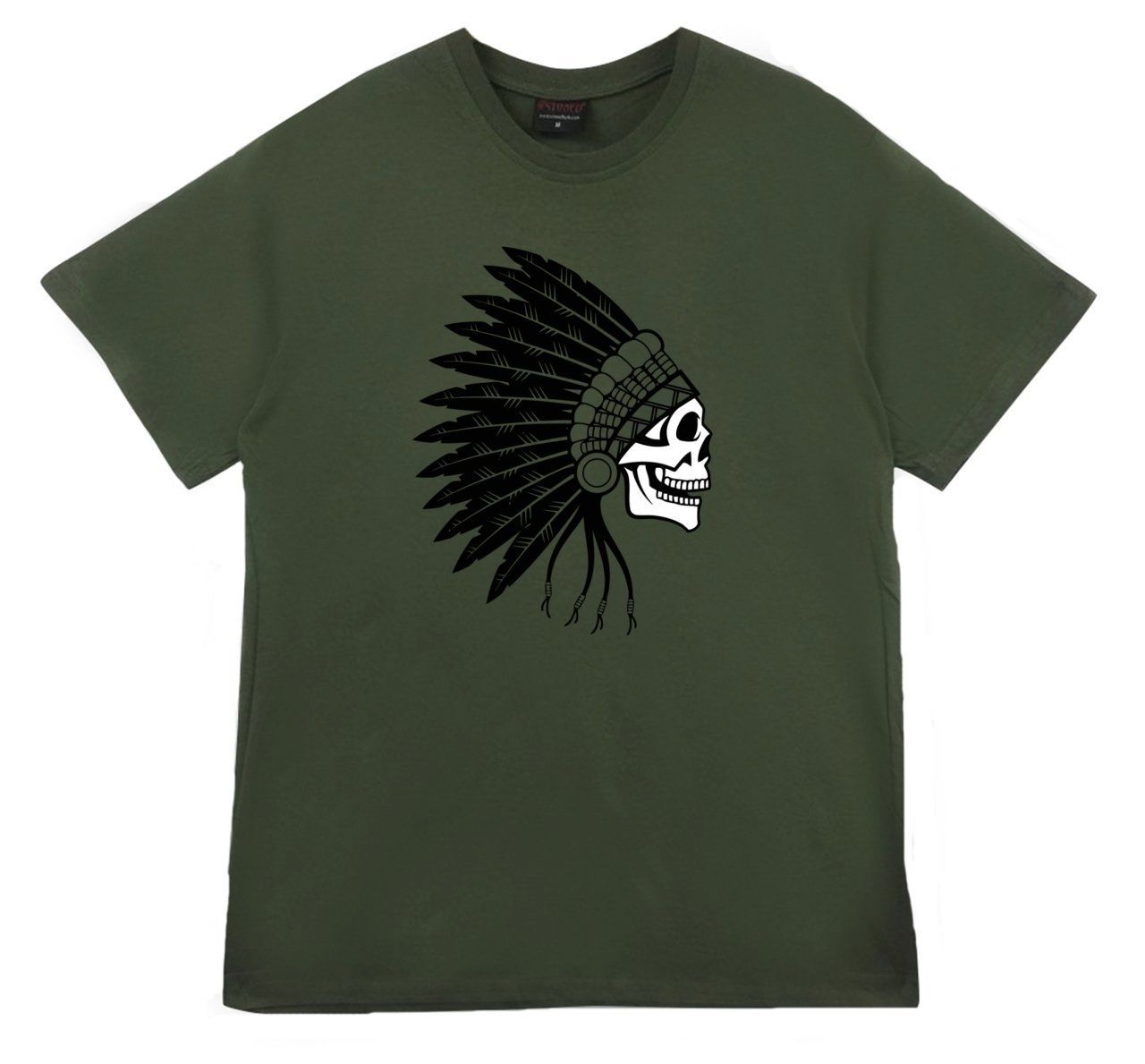 Kızılderili Baskılı T-shirt