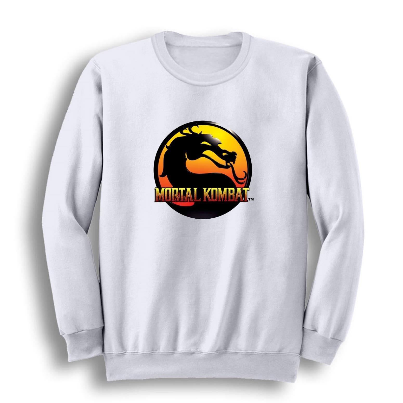 Mortal Kombat - Oyun Baskılı Bisiklet Yaka Sweatshirt