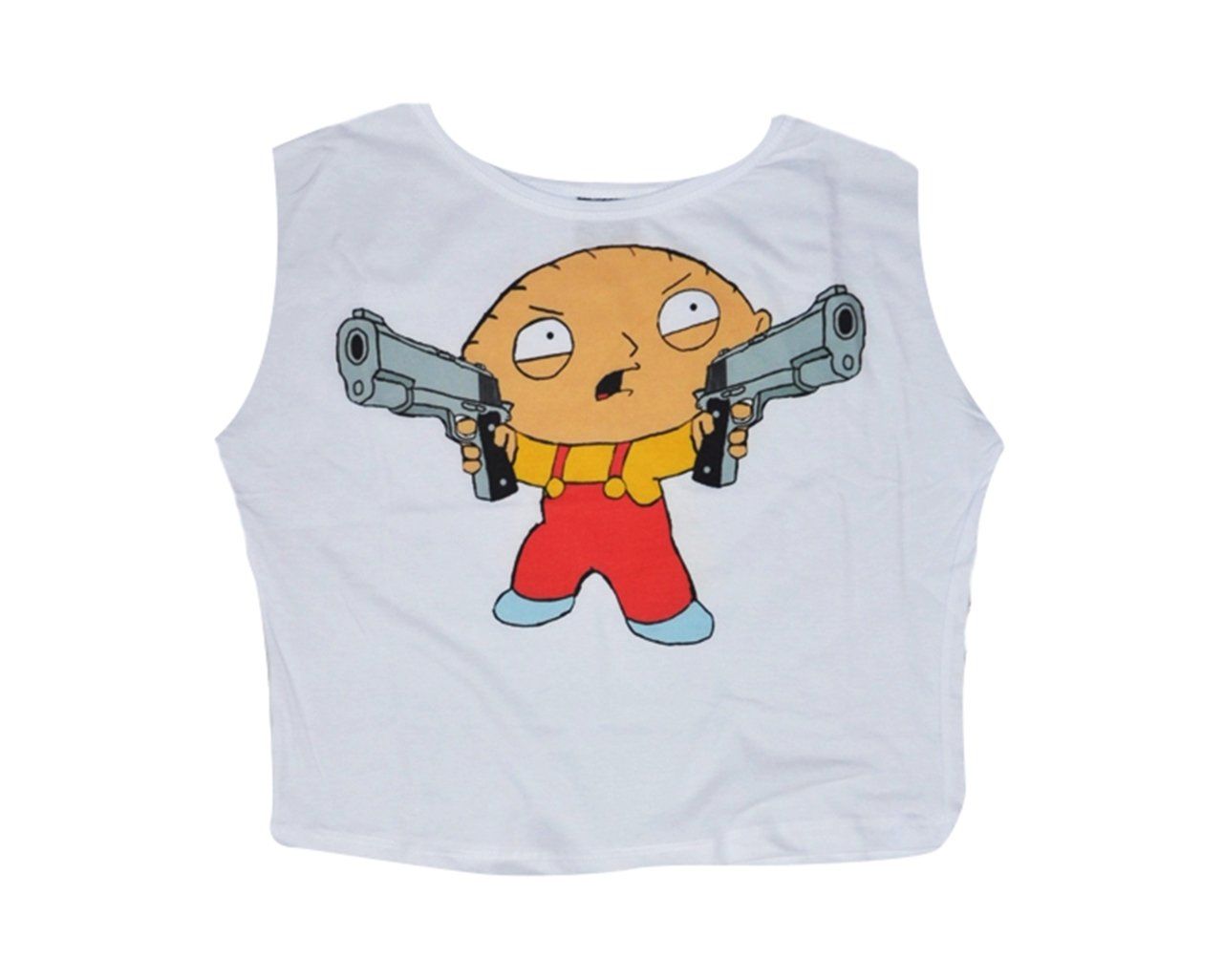 FAMILY GUY Baskılı Göbek Üstü-Yarım T-shirt
