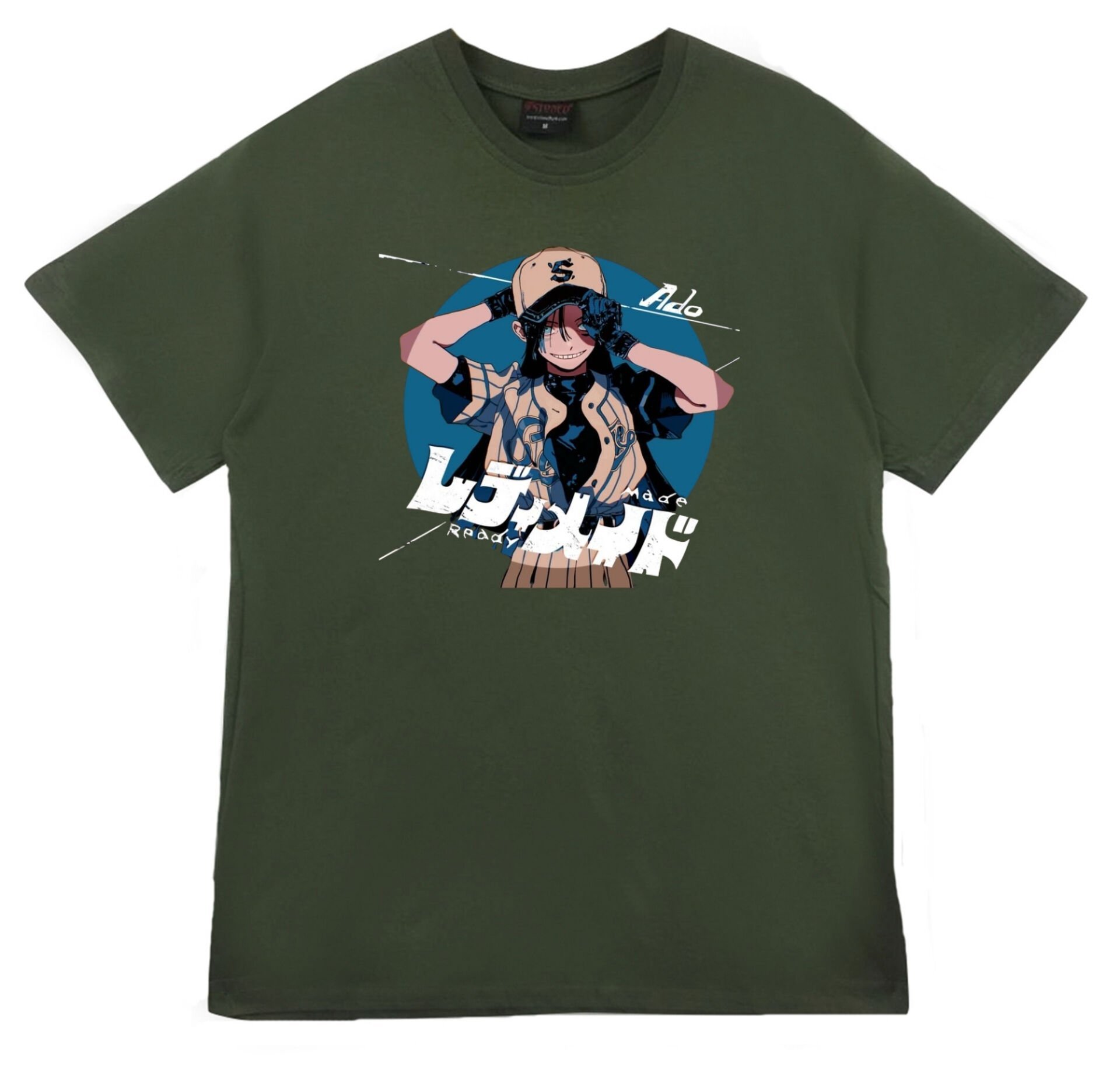 Ado Japon - K-Pop - Rock - Müzik Baskılı Unisex %100 Pamuk T-shirt