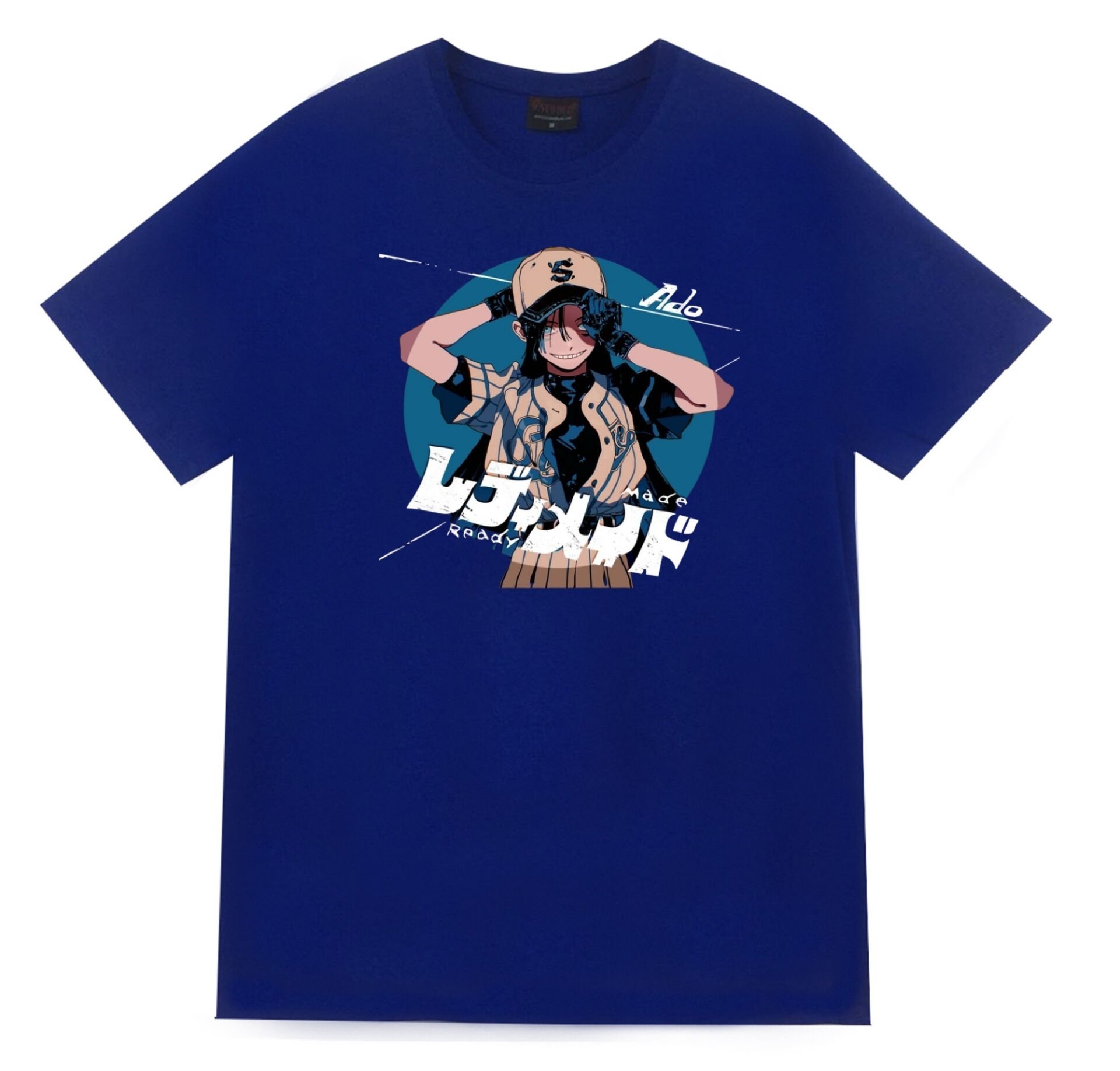 Ado Japon - K-Pop - Rock - Müzik Baskılı Unisex %100 Pamuk T-shirt