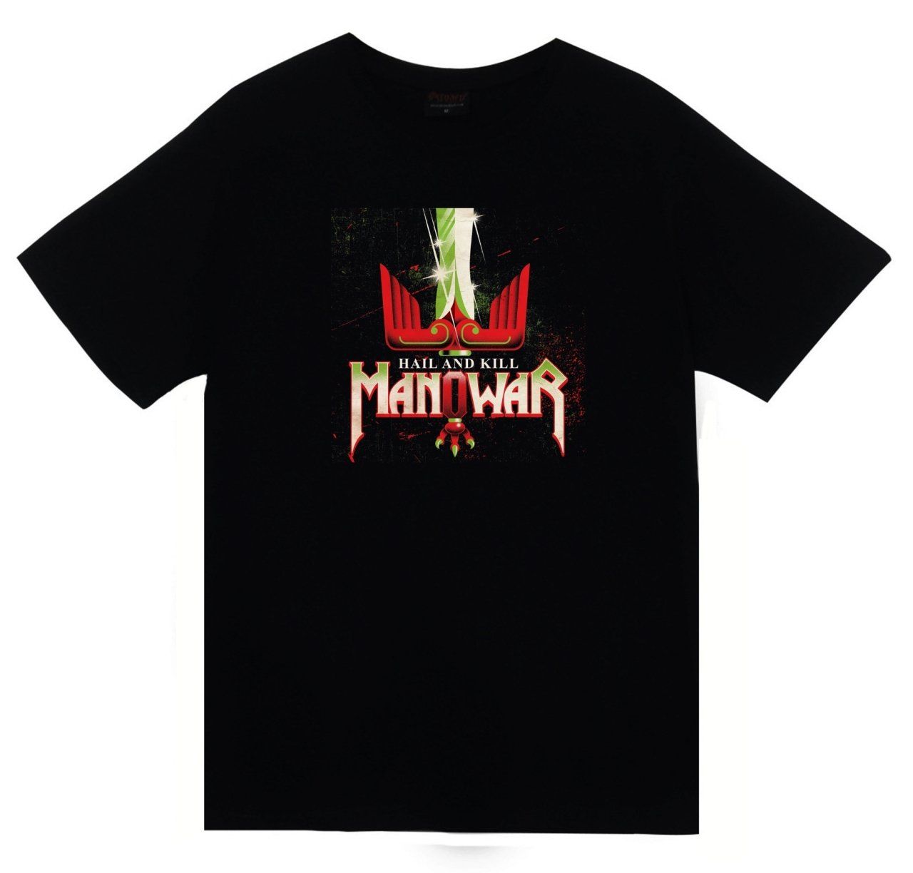 Manowar Baskılı T-Shirt