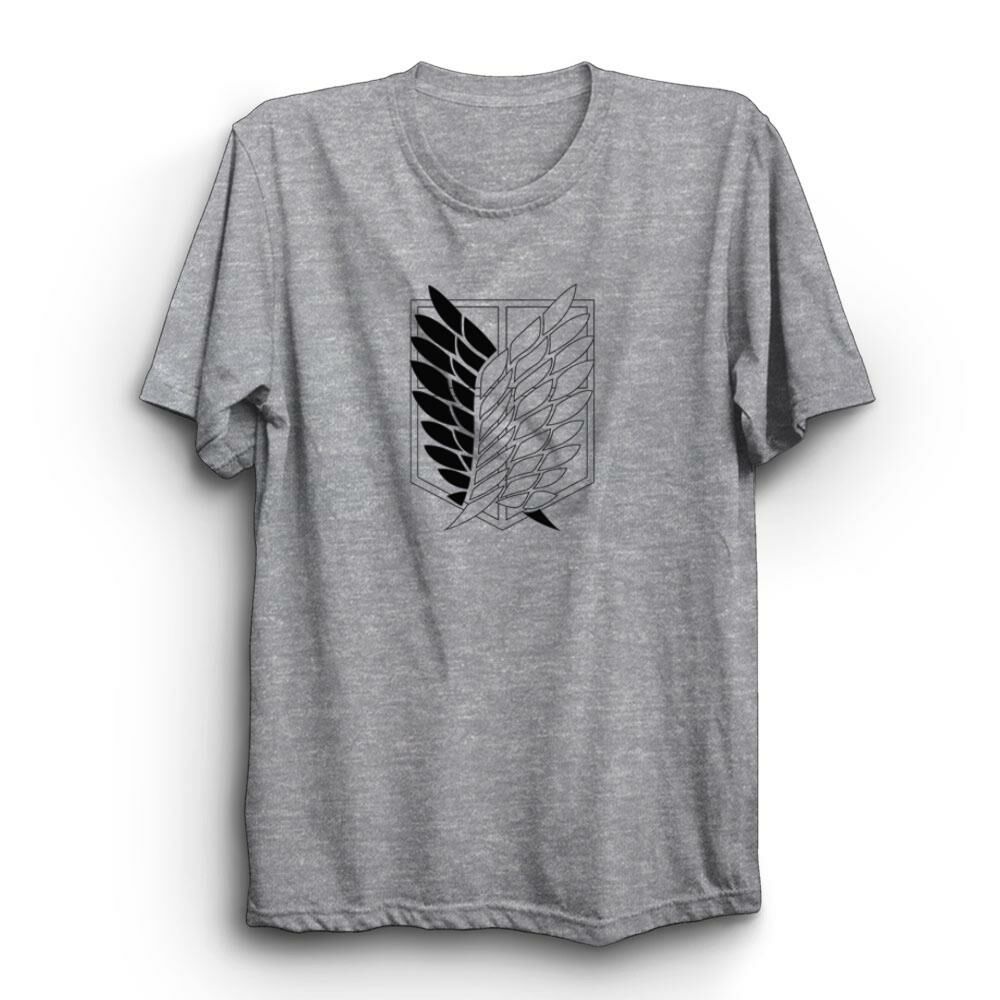 Attack On Titan Anime Baskılı Tshirt