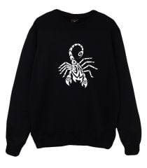 Akrep Baskılı Sweatshirt