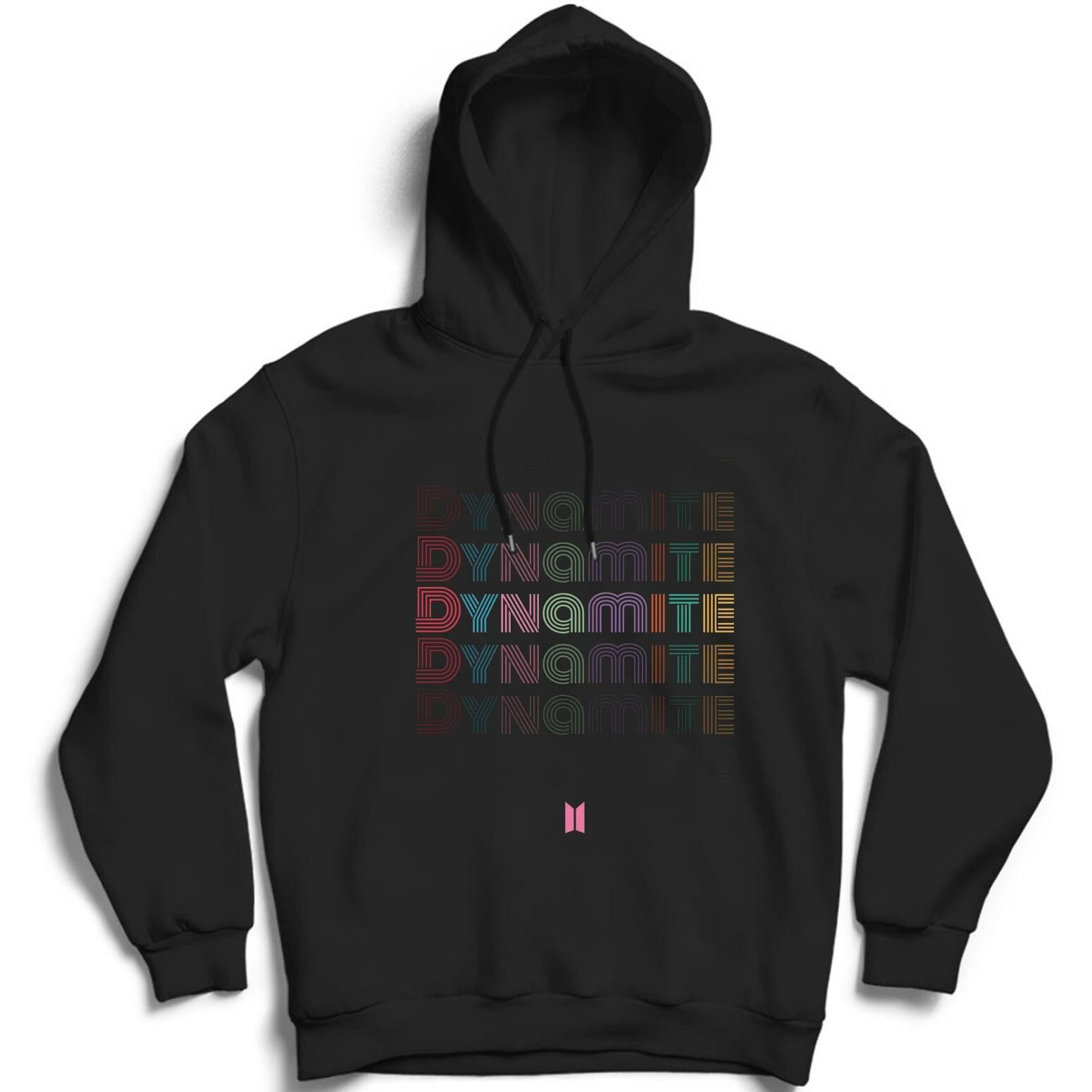 Bts Dynamite Baskılı Kapüşonlu Sweatshirt