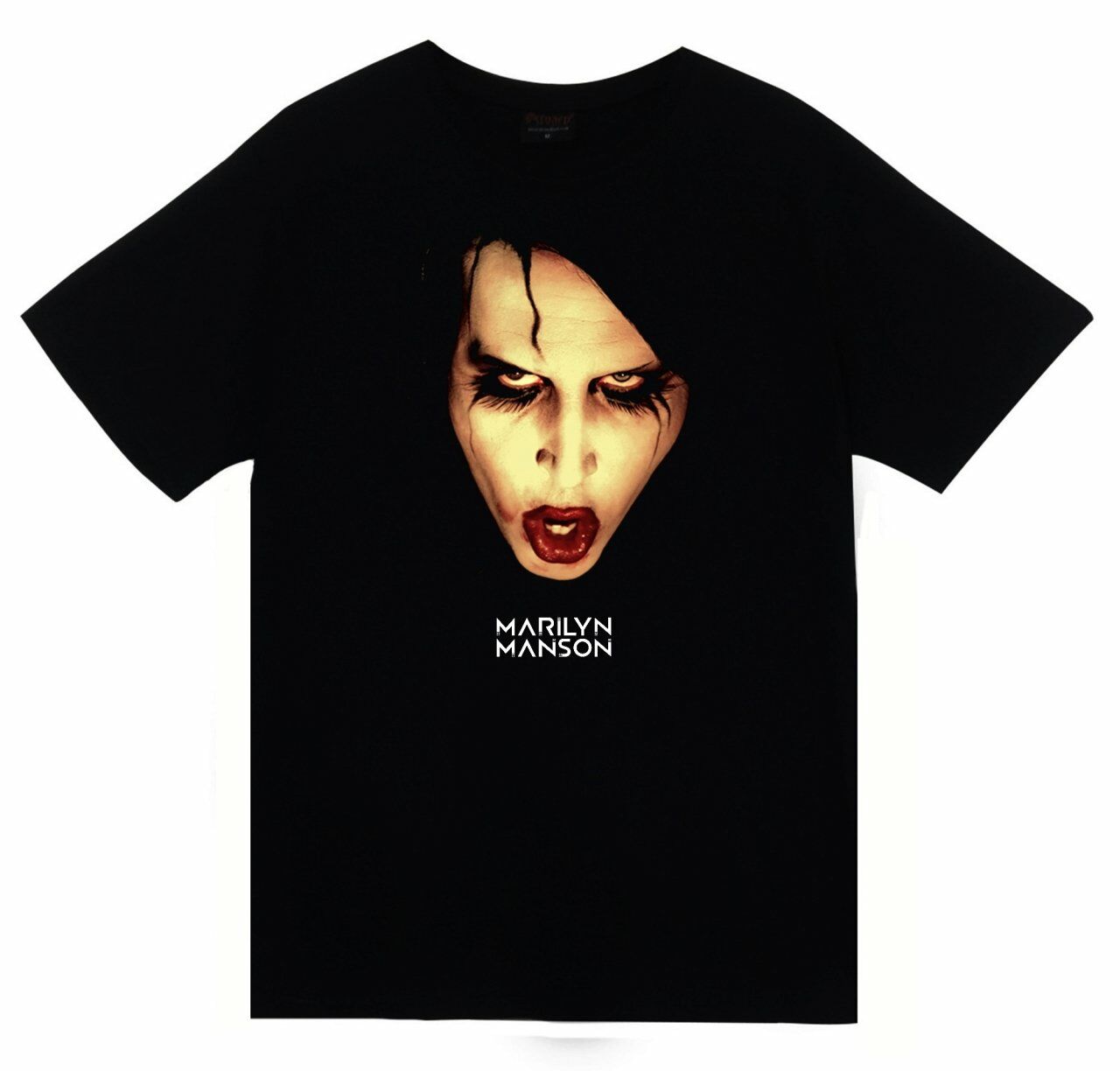 Marilyn Manson Baskılı T-shirt