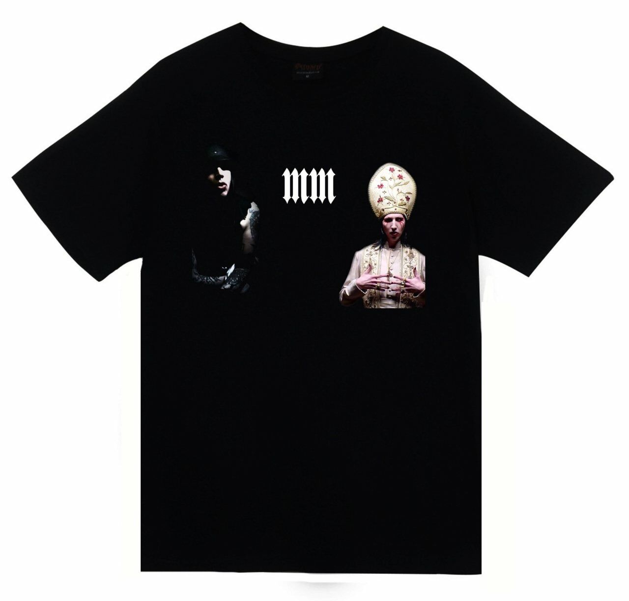 Marilyn Manson Baskılı T-shirt