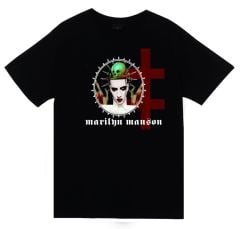 Marilyn Manson Baskılı T-shirt