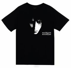 Marilyn Manson Baskılı T-shirt