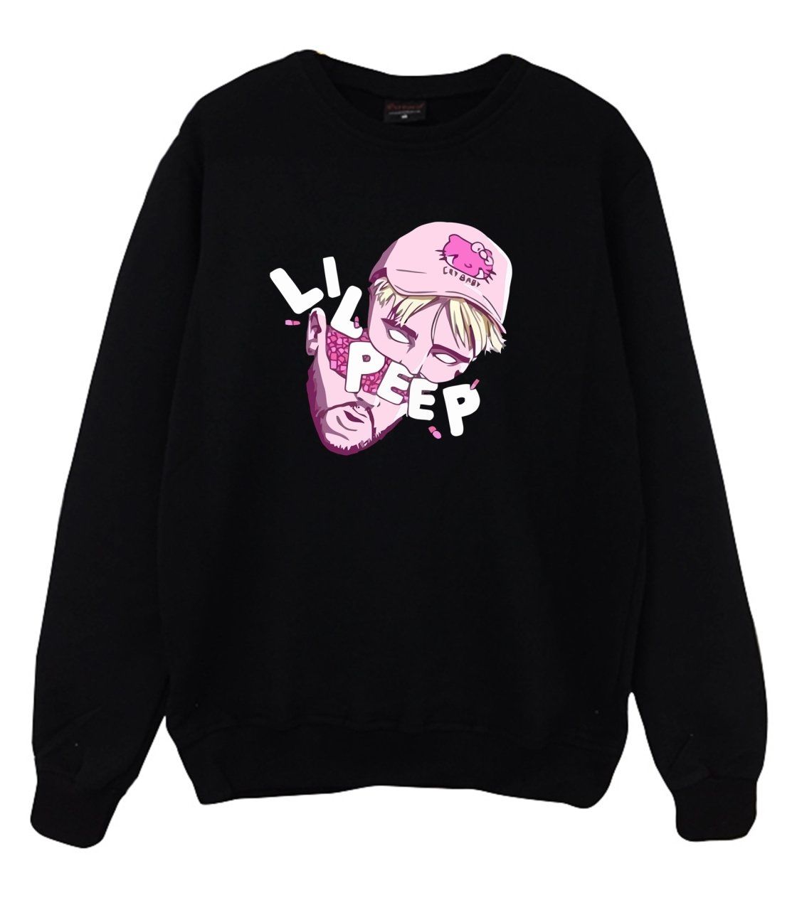 LIL PEEP Baskılı Sweatshirt