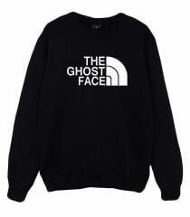 The Ghost Face Baskılı Sweatshirt