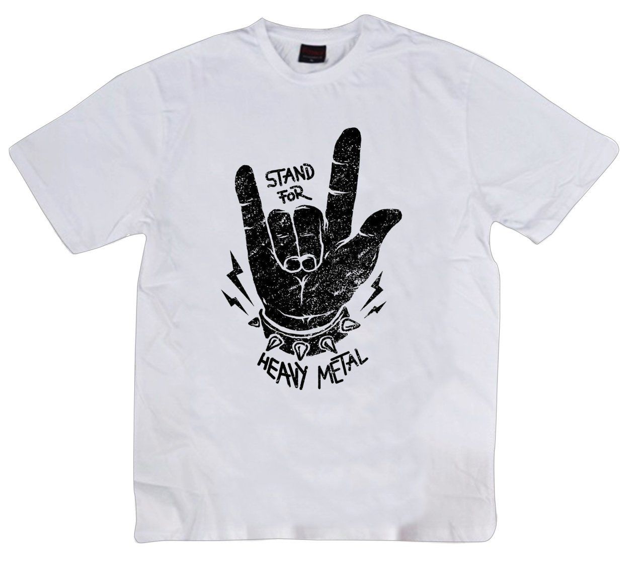 Rock And Roll Baskılı T-shirt