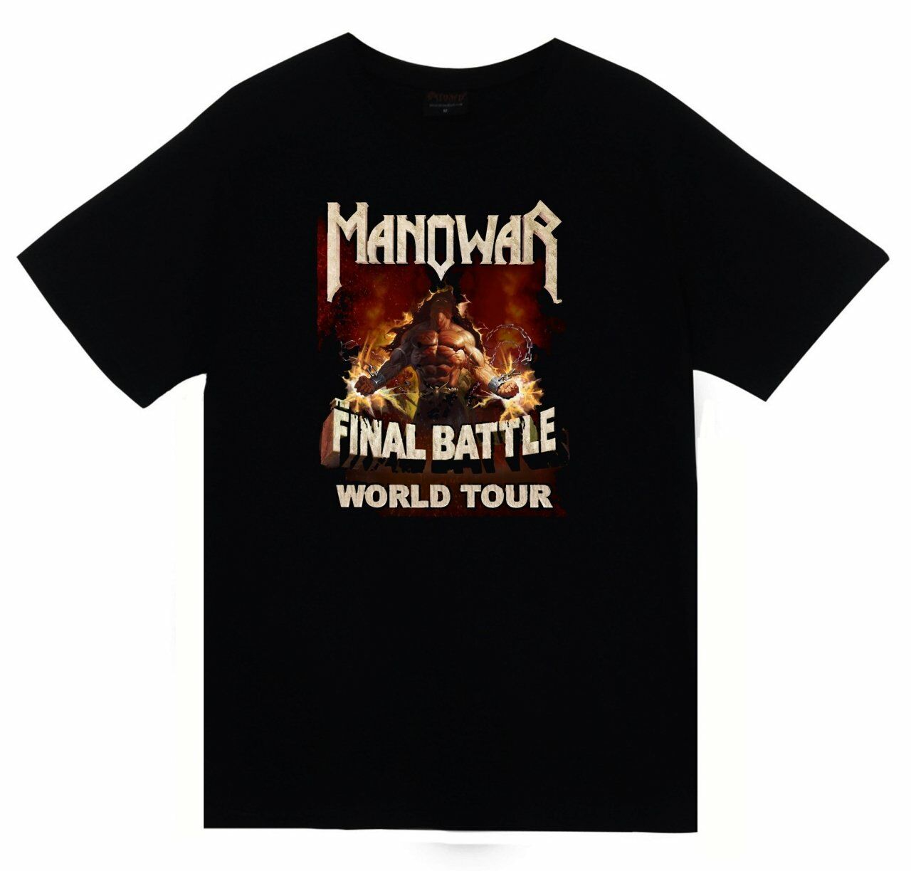 Manowar Baskılı T-Shirt