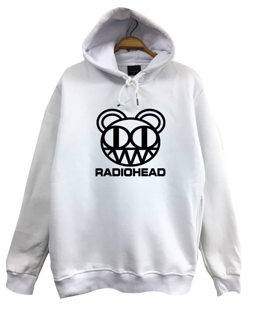 Radiohead Baskılı Sweatshirt BEYAZ - 4XL