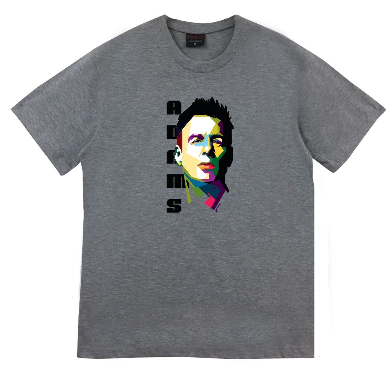 Bryan Adams Baskılı T-Shirt