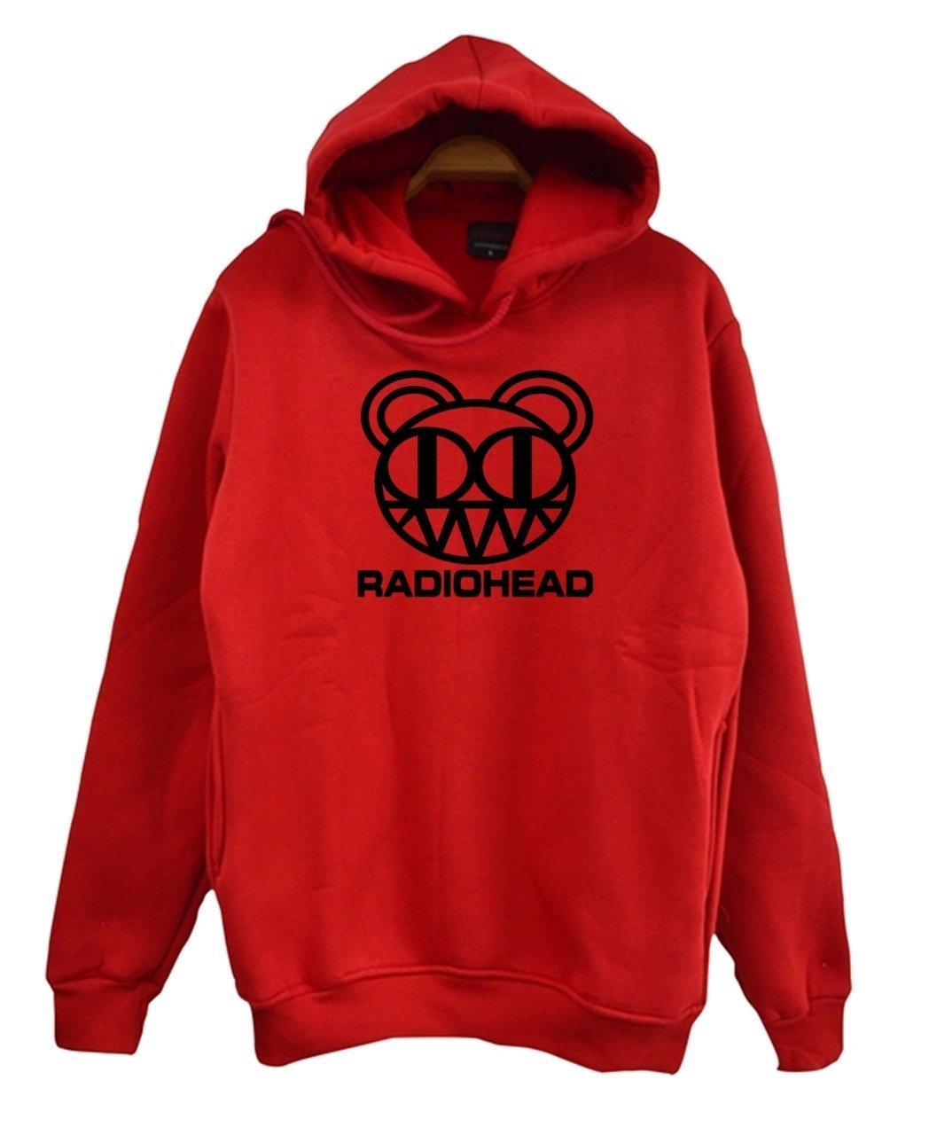 Radiohead Baskılı Sweatshirt KIRMIZI - XL