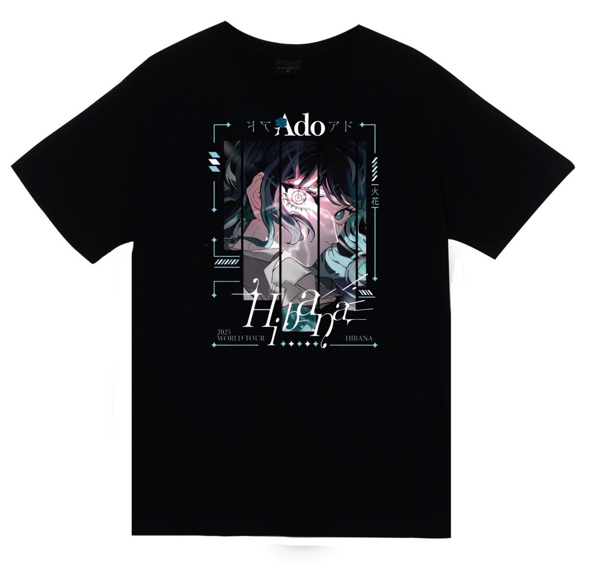 Ado Japon - K-Pop - Rock - Müzik Baskılı Unisex %100 Pamuk T-shirt