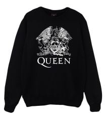 Queen Baskılı Sweatshirt