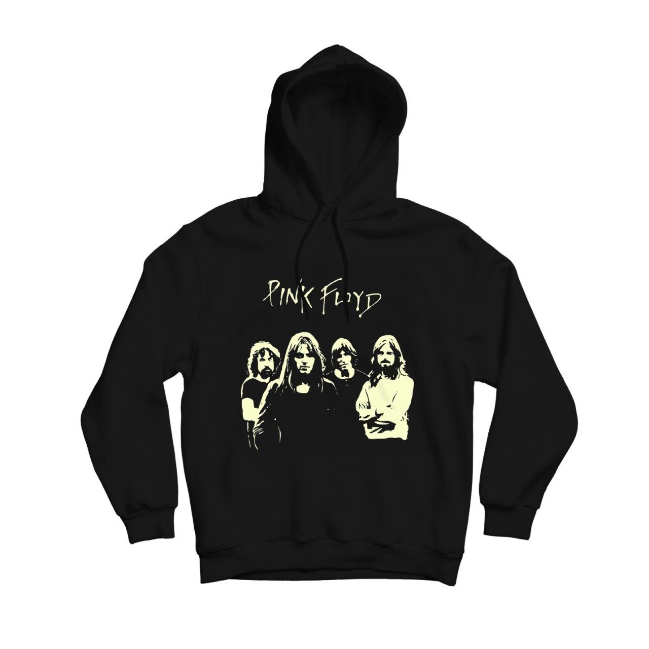 Pink Floyd Baskılı Kapşonlu Sweatshirt