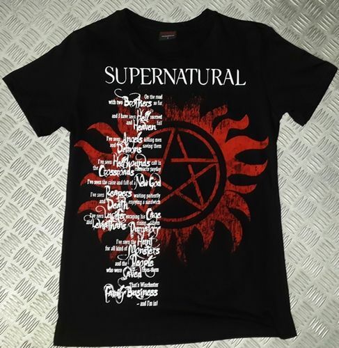 SUPERNATURAL Baskılı T-shirt
