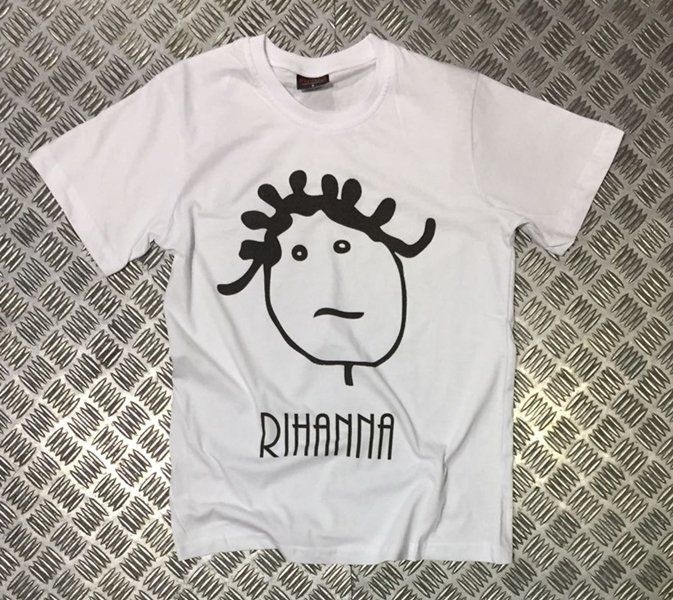 RIHANNA Baskılı T-shirt