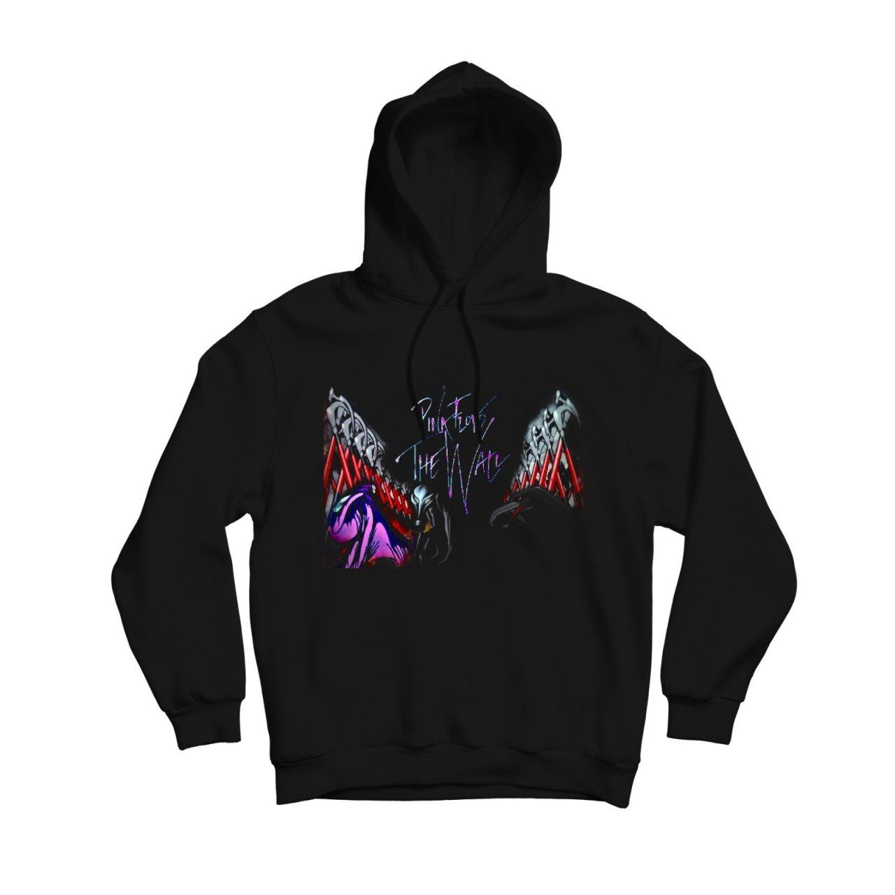 Pink Floyd Baskılı Kapşonlu Sweatshirt