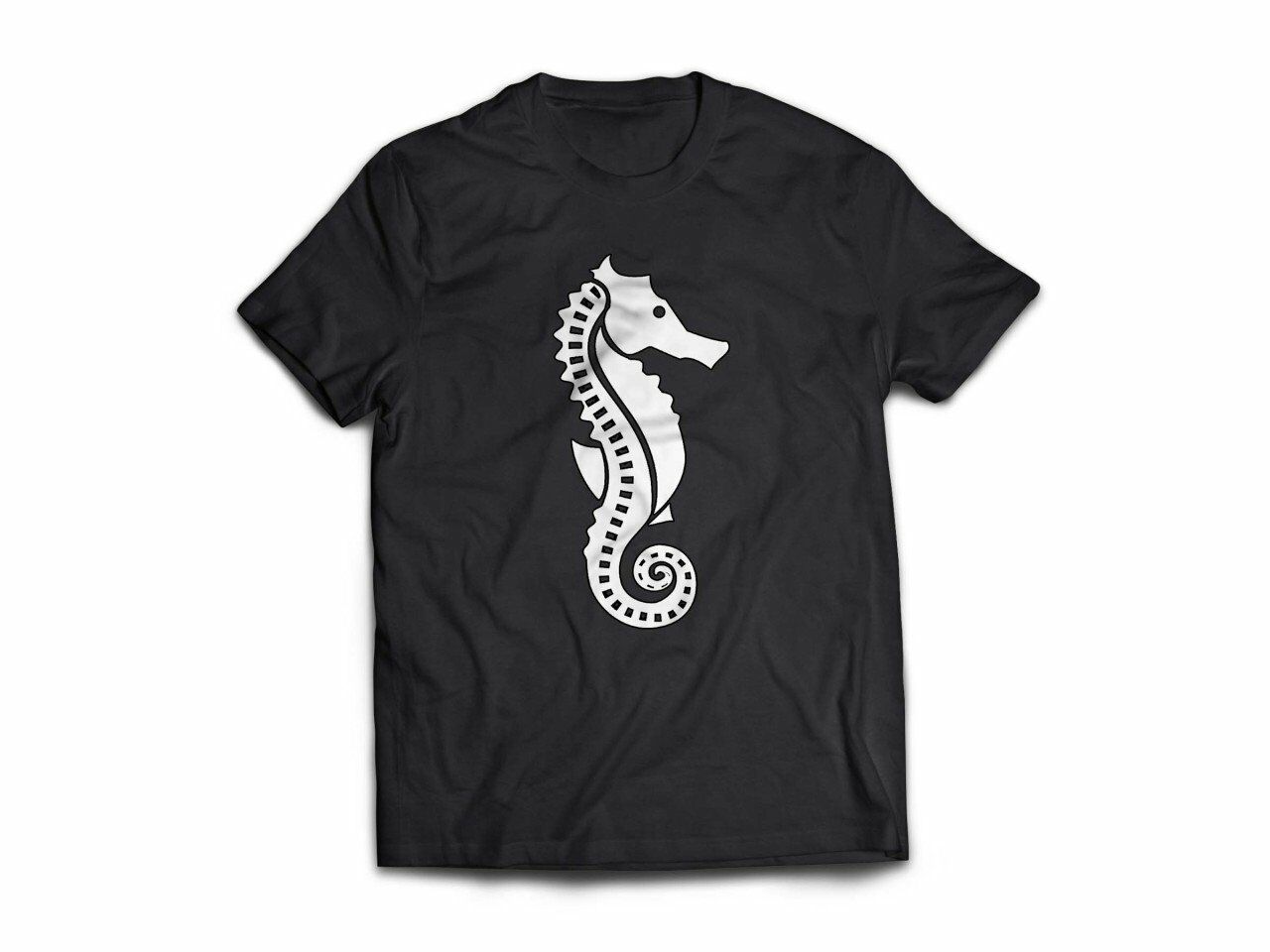 Deniz Atı Baskılı T-shirt