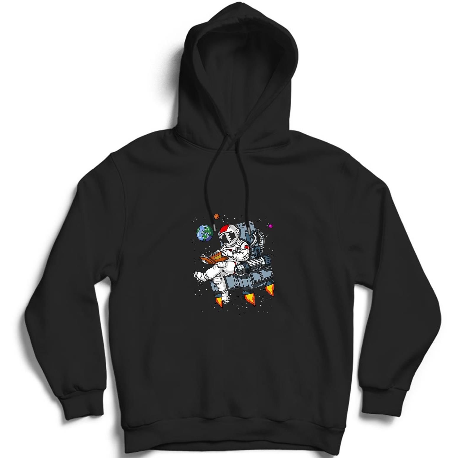 Be Brave Baskılı Kapüşonlu Sweatshirt