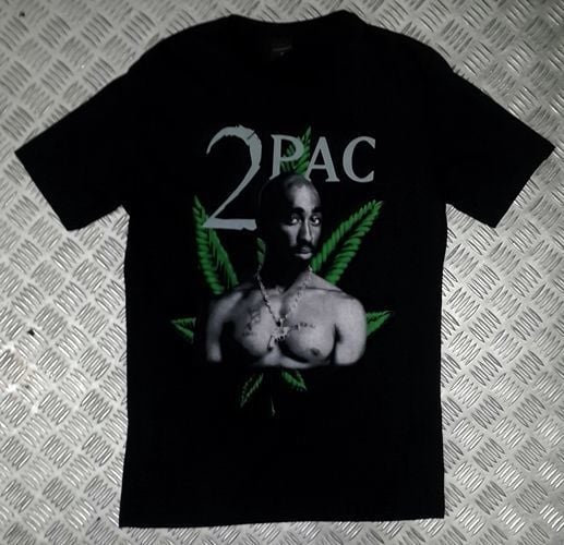 TUPAC Baskılı T-shirt
