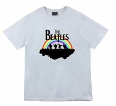The Beatles Baskılı T-shirt