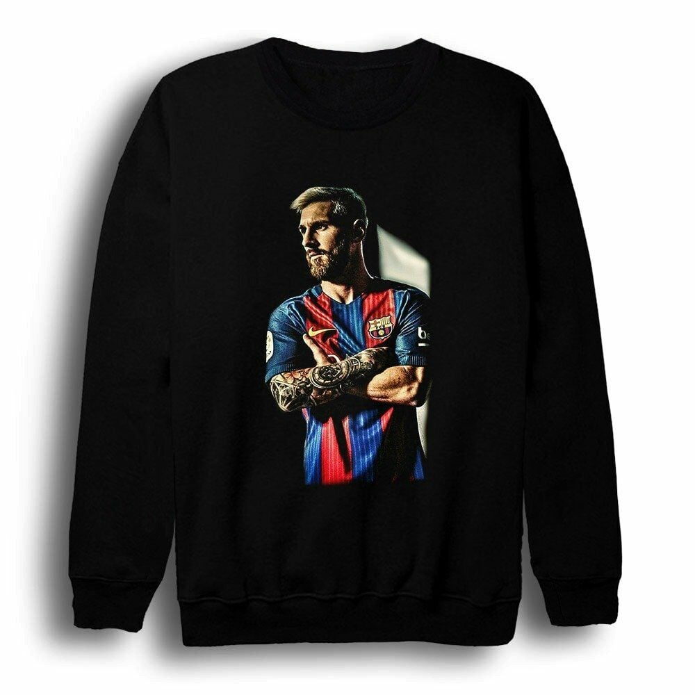 Lionel Messi Baskılı Sweatshirt