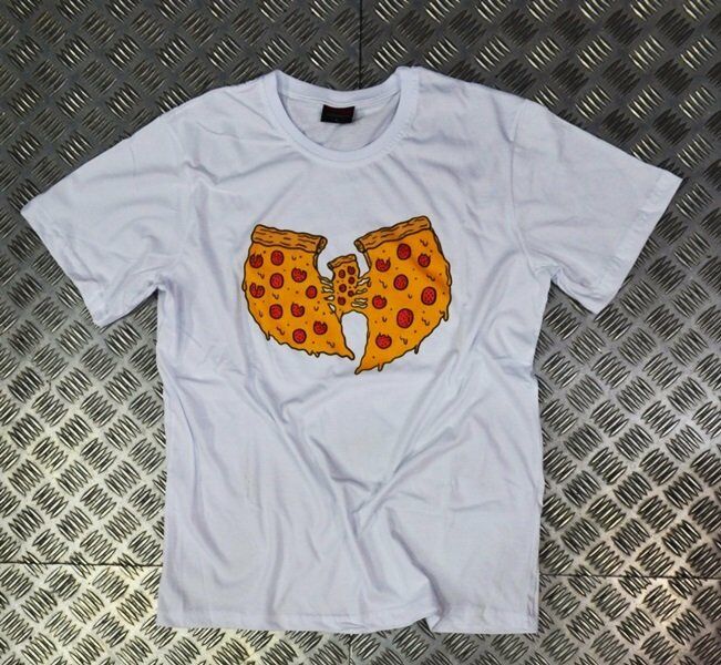 WU-TANG CLAN Baskılı T-shirt