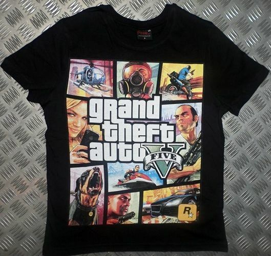 GTA Baskılı T-shirt
