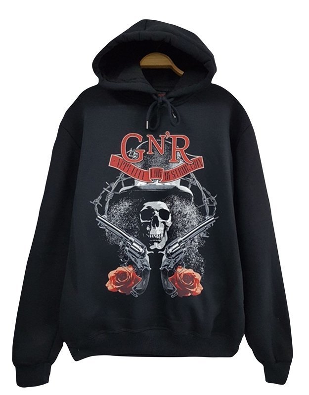 GUNS N ROSES Baskılı Sweatshirt SİYAH - 3XL