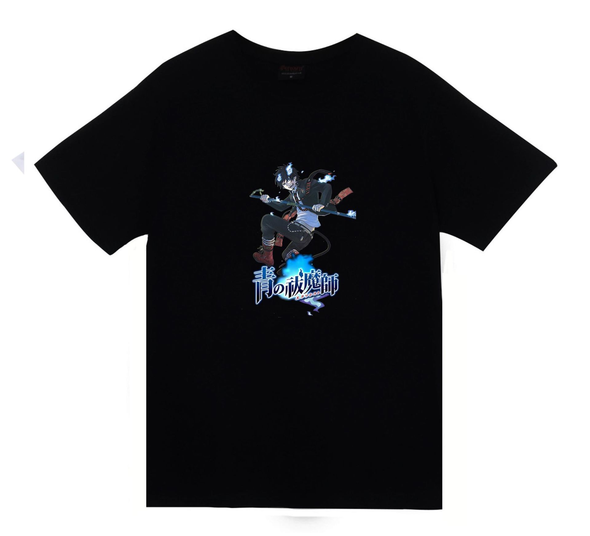 Ao No Exorcist Anime Baskılı Tshirt