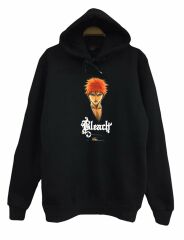 Bleach Baskılı Kapüşonlu Sweatshirt