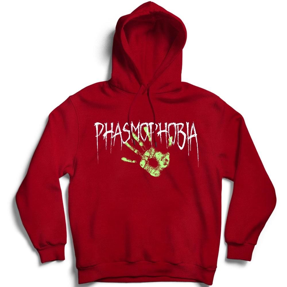Phasmophobia Baskılı Kapüşonlu Sweatshirt