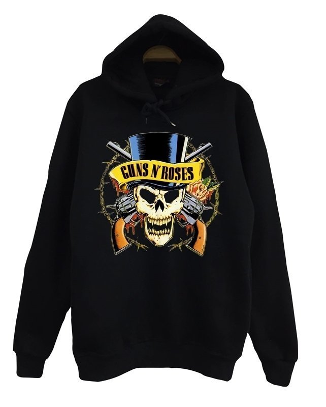 GUNS N ROSES Baskılı Sweatshirt SİYAH - XS