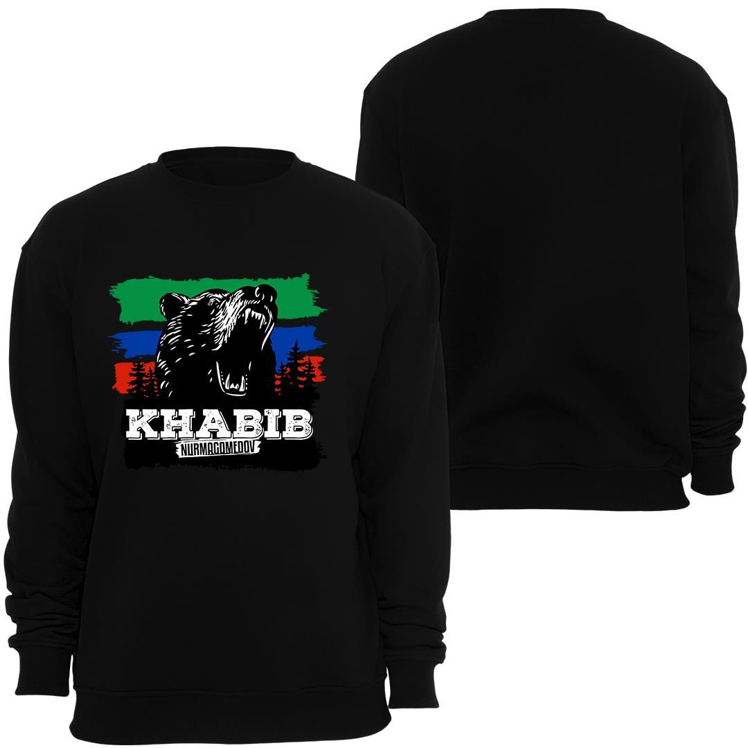 Khabib Nurmagomedov Baskılı Sweatshirt