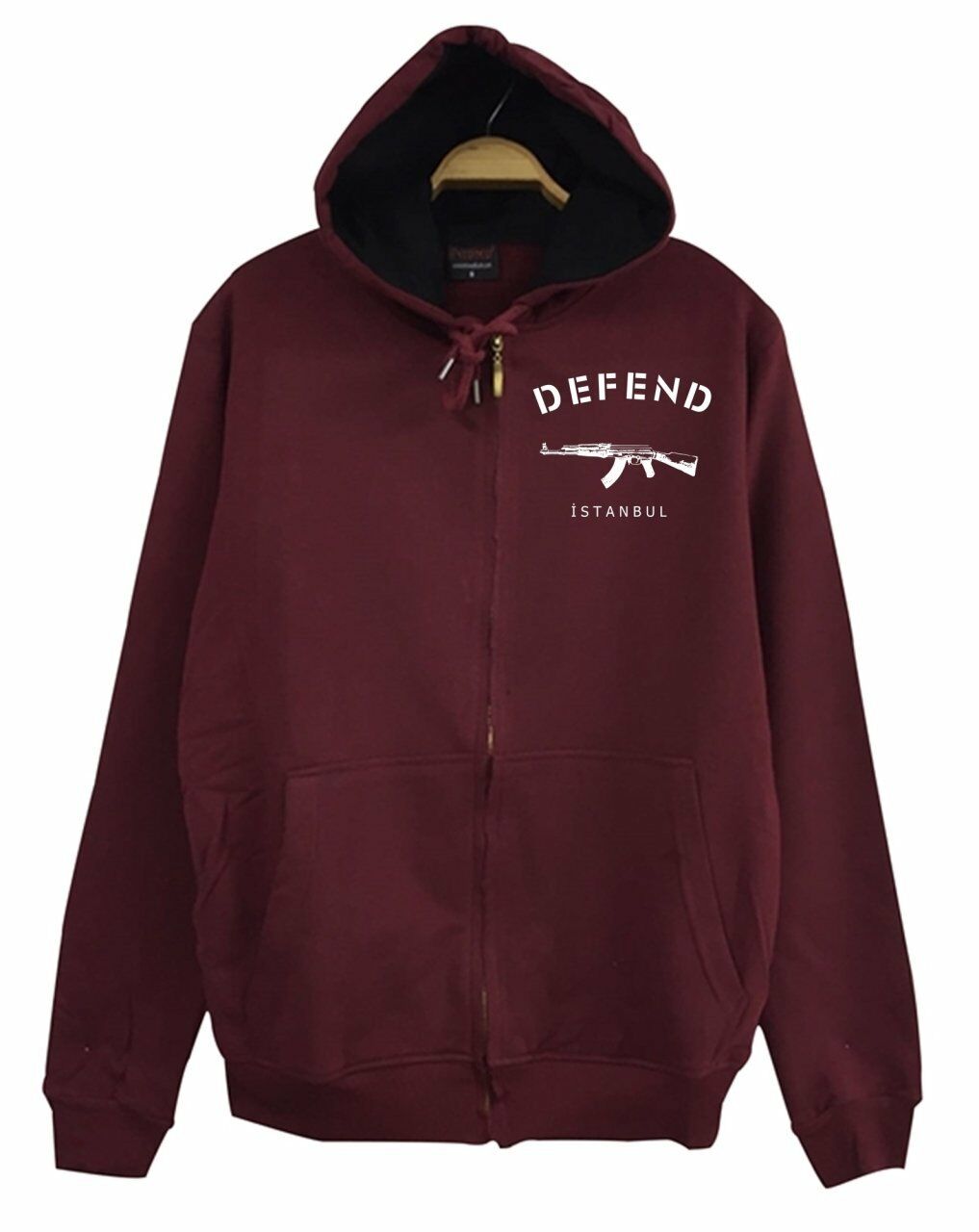 DEFEND Baskılı Sweatshirt