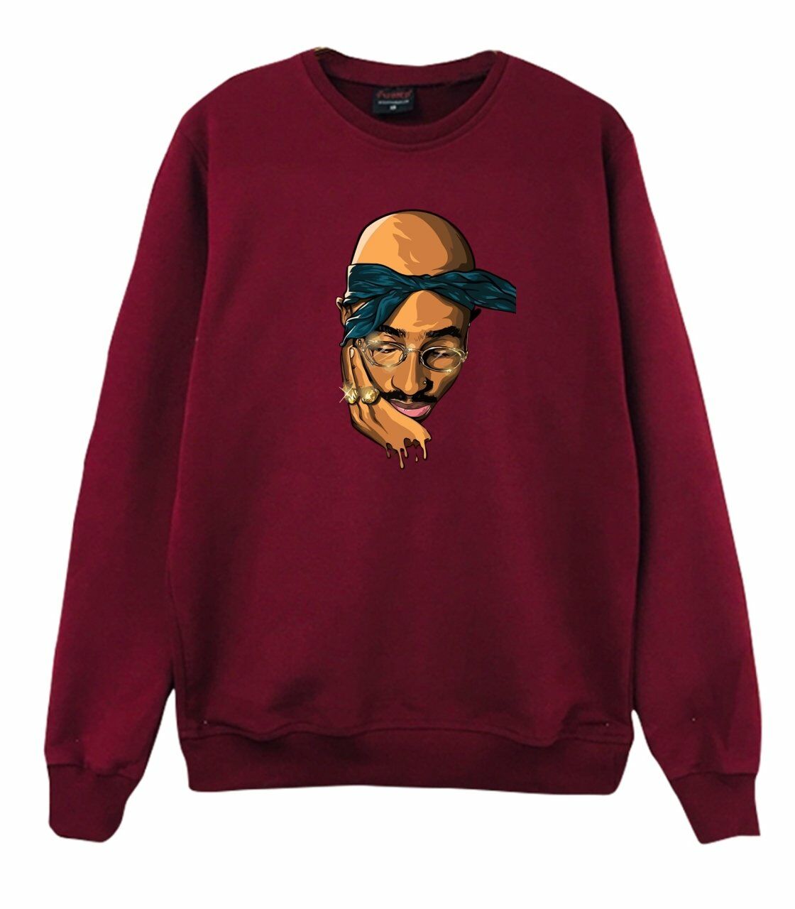 TUPAC SHAKUR Baskılı Sweatshirt