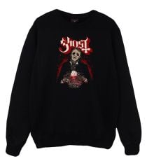 Ghost Baskılı Sweatshirt