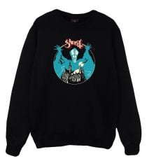 Ghost Baskılı Sweatshirt