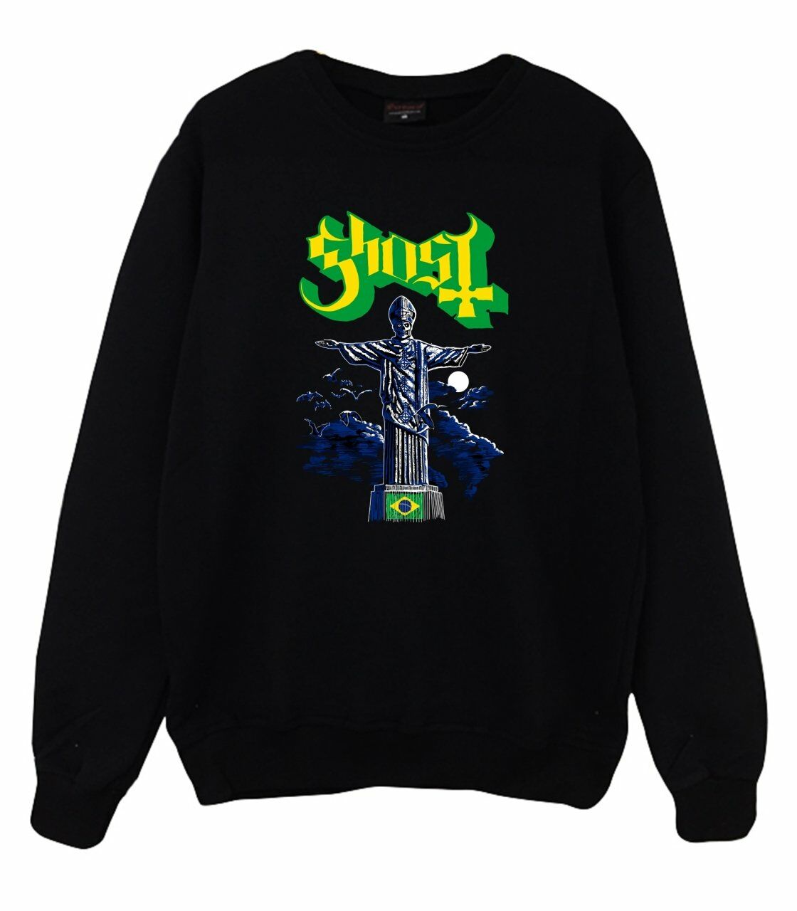 Ghost Baskılı Sweatshirt