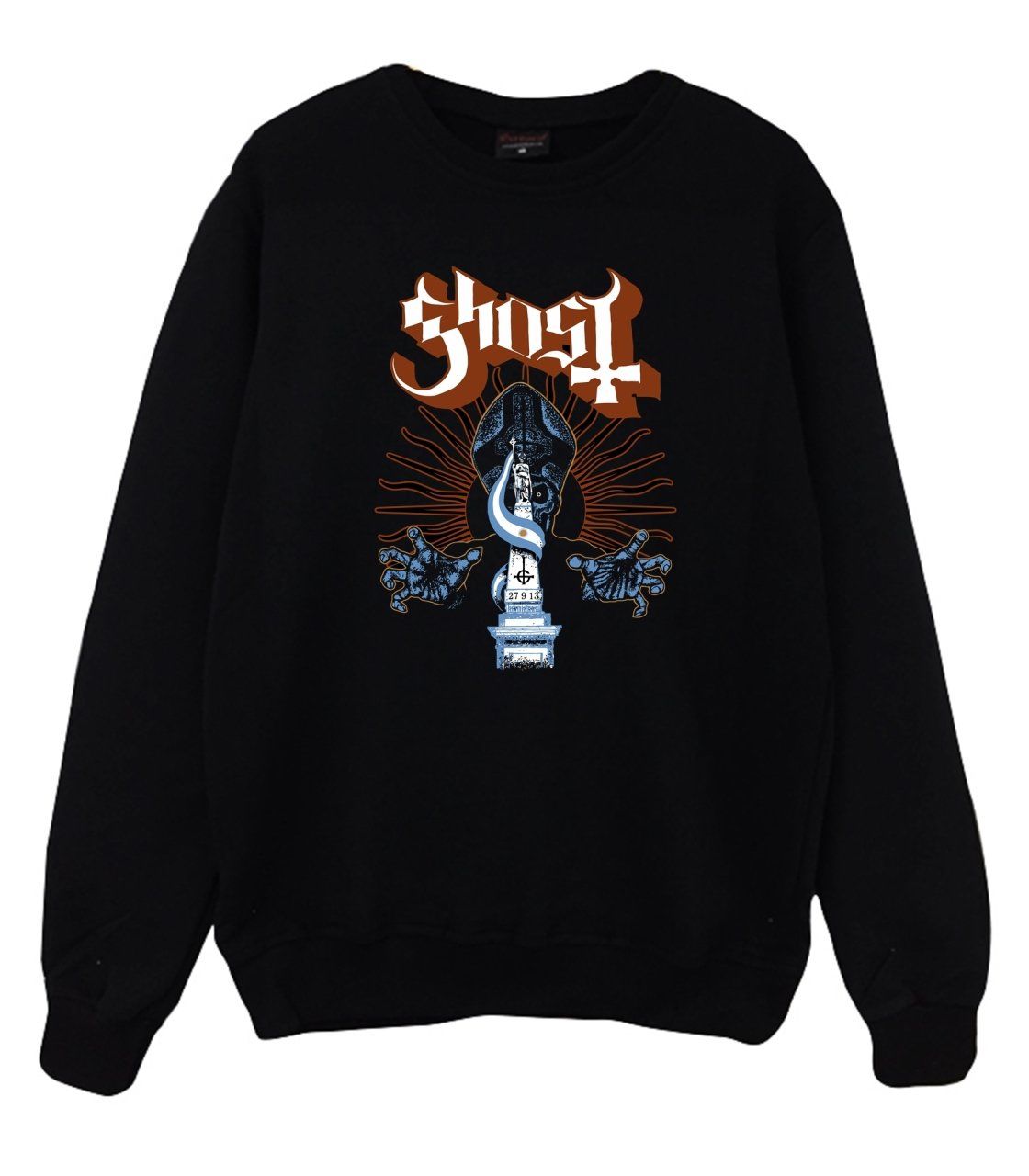 Ghost Baskılı Sweatshirt