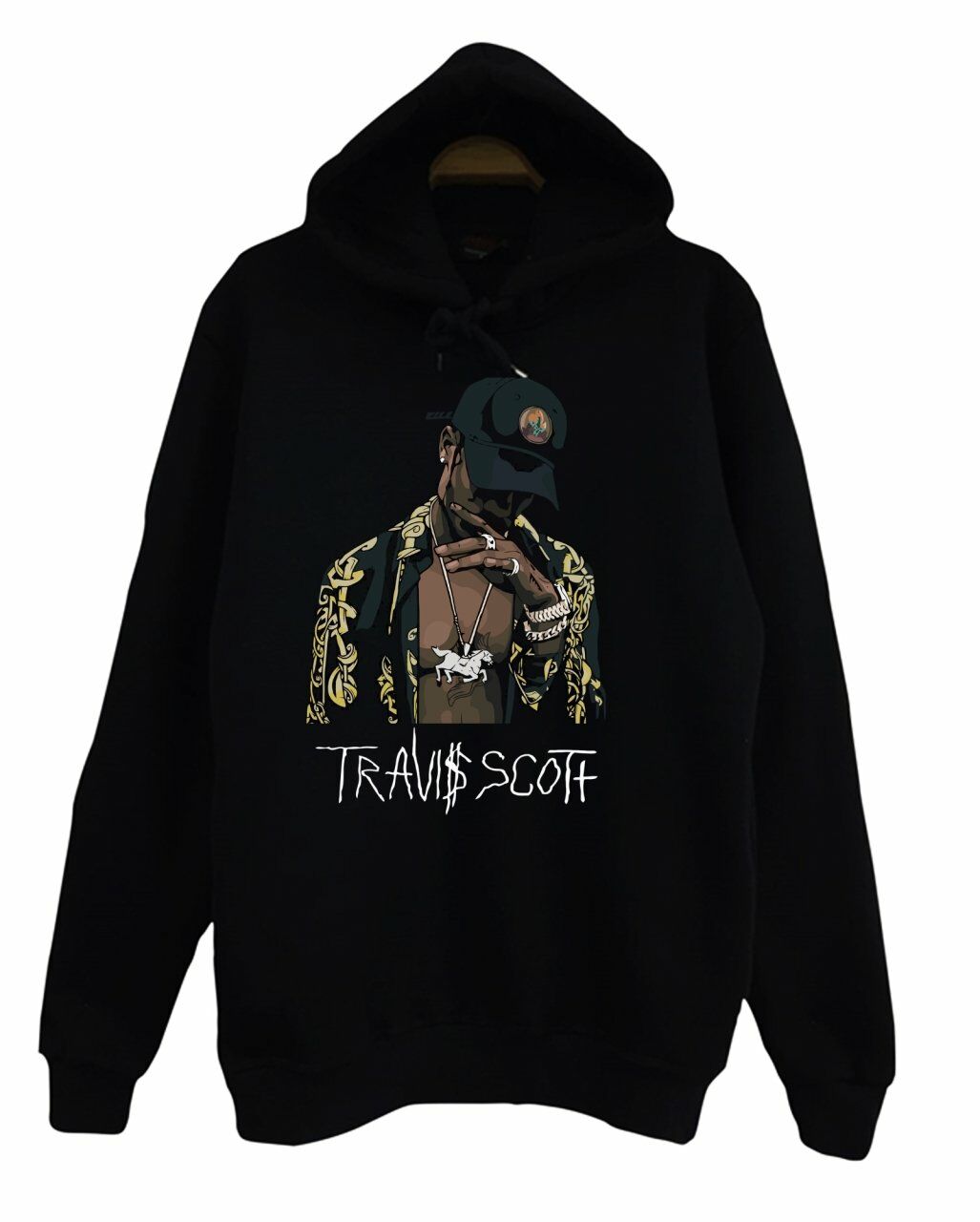 Travis Scott Astroworld Baskılı Sweatshirt