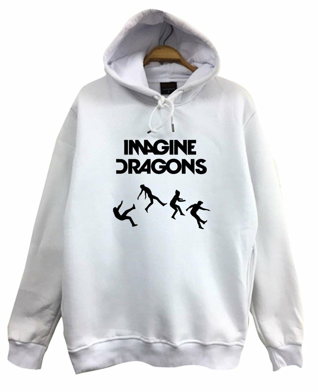 Imagine Dragons Baskılı Kapüşonlu Sweatshirt
