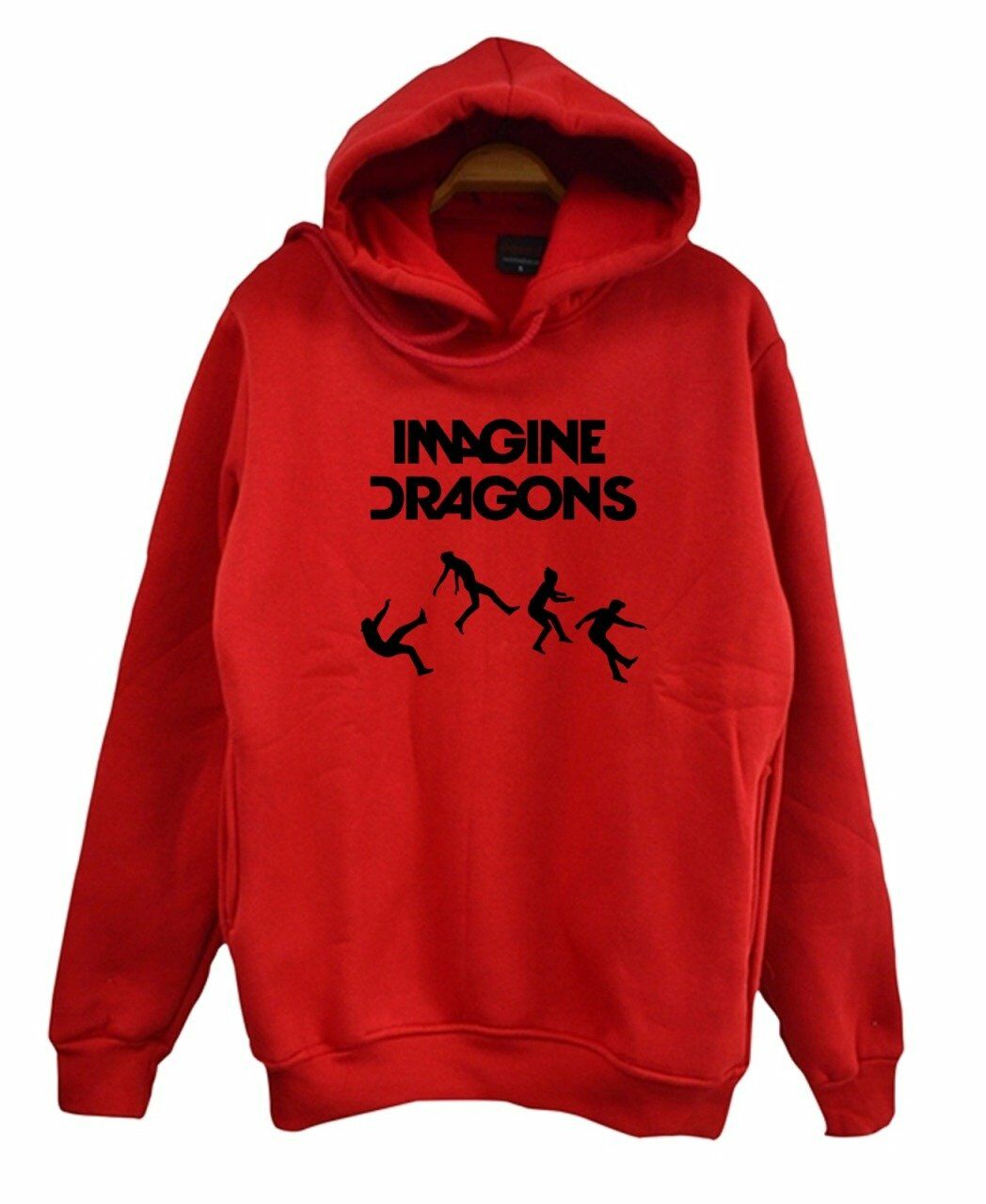 Imagine Dragons Baskılı Kapüşonlu Sweatshirt