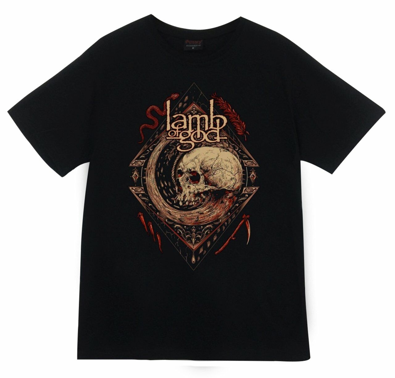 Lamb Of God Baskılı T-shirt