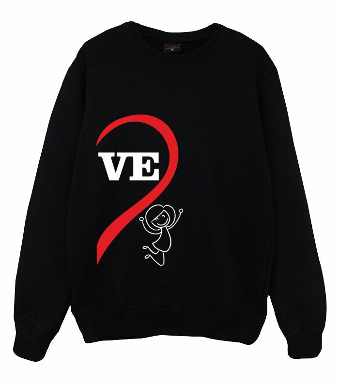 MY VE Baskılı Sweatshirt